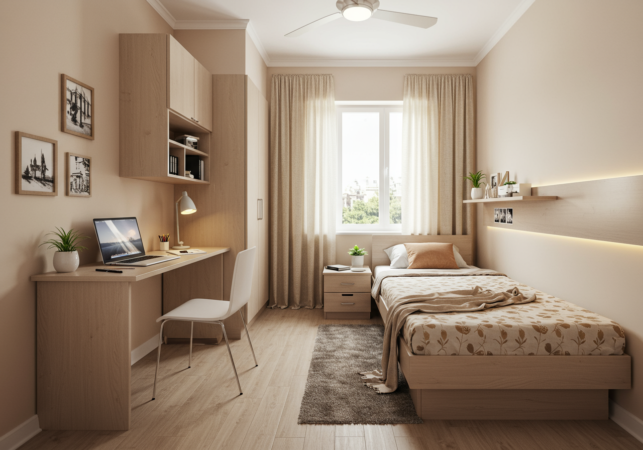 Spacious 1BHK Flat Available in South City